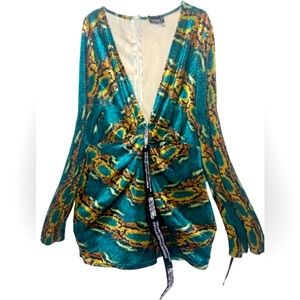 PrettyLittleThing Snake Print Velvet Dress